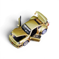 Lot57Supplies Diecast Shop TPC Customized Version RWB930 1:64 scale gold diecast model car with opening doors and hood