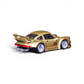 Lot57Supplies Diecast Shop TPC Customized Version RWB930 gold diecast model car in 1:64 scale with rear view