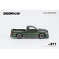 Lot57Supplies Diecast Shop SHOOM64 green Dodge RAM SRT-10 diecast model truck in 1:64 scale, side view