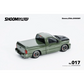 Lot57Supplies Diecast Shop SHOOM64 green Dodge RAM SRT-10 diecast model truck, rear three-quarter view