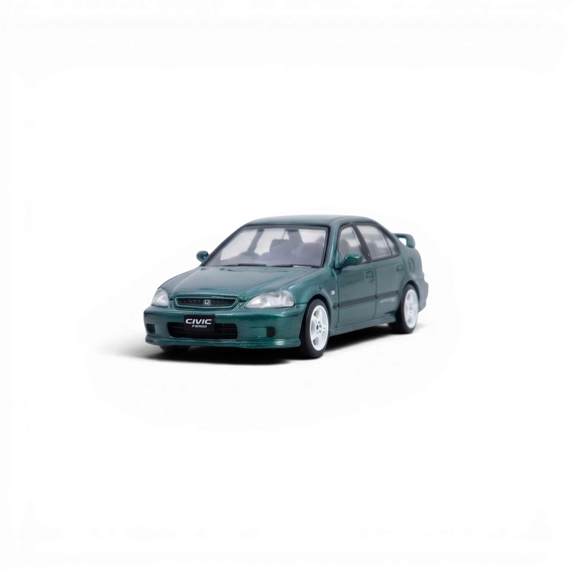 Lot57Supplies Diecast Shop green 1:64 scale diecast model of Honda Civic Ferio Si EK