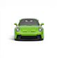 Lot57Supplies Diecast Shop green 1:64 scale resin Porsche 911 GT3 model with detailed interior and premium packaging.