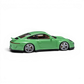 Lot57Supplies Diecast Shop green 1:64 scale resin Porsche 997 Indecent 009 model car with silver wheels.