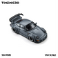 Lot57Supplies Diecast Shop TimeMicro 964 RWB diecast model car in grey with wide body kit and black rear wing