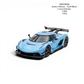 Lot57Supplies Diecast Shop GRYNING Jesko Attack 1:64 scale model in Gulf Blue and Lava Orange resin with red accents.