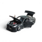Lot57Supplies Diecast Shop 1:64 scale PGM GTR R35 diecast model car in black carbon fiber with opening doors and hood.