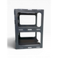 Lot57Supplies Diecast Shop gunmetal grey 3D printed stackable pit rack for 1:64 scale diecast display cases