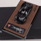 Lot57Supplies Diecast Shop GUO 1:64 scale resin Koenigsegg Jesko Absolut model car in jet black on a display base