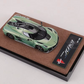Lot57Supplies Diecast Shop GUO Jesko Absolut 1:64 scale resin model car in pearl green on a display base