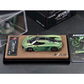 Lot57Supplies Diecast Shop GUO Jesko Absolut 1:64 scale resin model car in pearl green on a display base