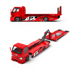 Lot57Supplies Diecast Shop SC H300 flatbed transport trailer in 1:64 scale with Fast & Furious Tokyo Drift livery