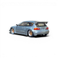 Lot57Supplies Diecast Shop 1:64 scale raw metal Honda Civic EG6 with gold rims and large rear spoiler.