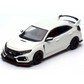 Lot57Supplies Diecast Shop INNO64 1:64 scale white Honda Civic Type-R FK8 die-cast model car with black accents