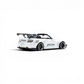 Lot57Supplies Diecast Shop Microturbo Honda S2000 RB diecast model in metallic white with Pandem widebody kit.