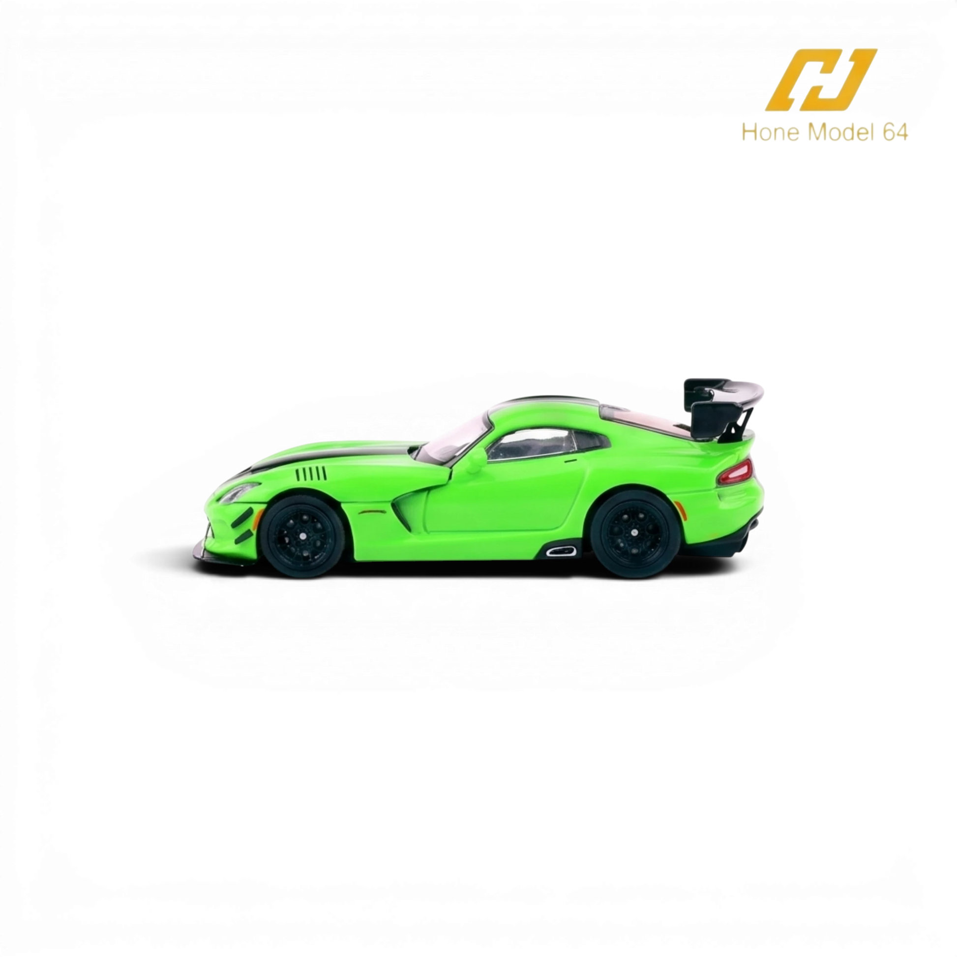 Lot57Supplies Diecast Shop Hone Model Dodge Viper ACR 1:64 scale diecast model in Viper Green with black accents and rear spoiler.
