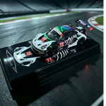 Lot57Supplies Diecast Shop HubAuto Porsche 911 GT3R 1:64 scale diecast model car with iridescent racing livery