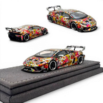 Lot57Supplies Diecast Shop 1:64 scale DAP Huracan LP610 LB-Silhouette Works diecast car with vibrant KiKi livery