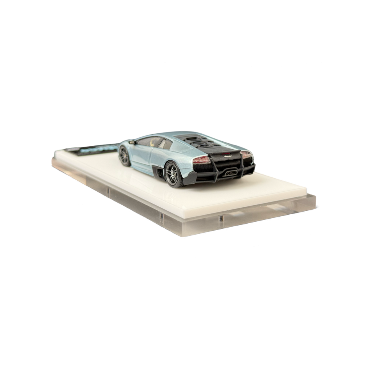 Lot57Supplies Diecast Shop WAM 1:64 scale resin Lamborghini Murcielago LP670 Ducktail model in ice blue