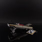 Lot57Supplies Diecast Shop Fine Works64 black and gold Impala lowrider diecast car with intricate detailing