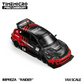 Lot57Supplies Diecast Shop TimeMicro x PSC DESIGN Impreza Raider 1:64 scale diecast car in red and black livery