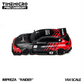 Lot57Supplies Diecast Shop TimeMicro x PSC DESIGN 1:64 scale Impreza Raider diecast car in red and black livery