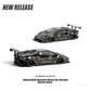 Lot57Supplies Diecast Shop Inno64 Liberty Walk Countach 1:64 scale diecast model car in chrome black with race decals.