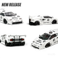 Lot57Supplies Diecast Shop Inno64 Liberty Walk Countach 1:64 scale white diecast model car with racing decals.