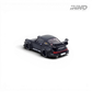 Lot57 Supplies Diecast Shop: INNO64 1:64 scale matte black Porsche RWB 964 Darth Vader diecast model with wide body kit.