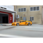Lot57Supplies Diecast Shop 1:64 scale Rotating Wheel Rowen Aventador S diecast model car in iridescent yellow
