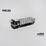 Lot57Supplies Diecast Shop 1:64 scale GCD Isuzu Forward dropside medium duty truck in Air Force Combat Grey