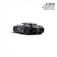 Lot57Supplies Diecast Shop GUO Jesko Absolut 1:64 scale resin model car in jet black with detailed rear spoiler and taillights.