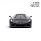 Lot57Supplies Diecast Shop GUO Jesko Absolut 1:64 scale resin model in jet black with white stripe detail.