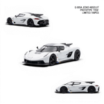 Lot57Supplies Diecast Shop white GUO Jesko Absolut 1:64 scale resin model car, Prototype 7259, limited edition.