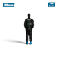 Lot57Supplies Diecast Shop 1:64 scale hand-painted resin Ken Block racing figure in a black suit with blue boots