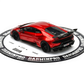 Lot57Supplies Diecast Shop King Model x DarwinPRO Lilith Huracan 1:64 scale diecast car in transparent red finish.