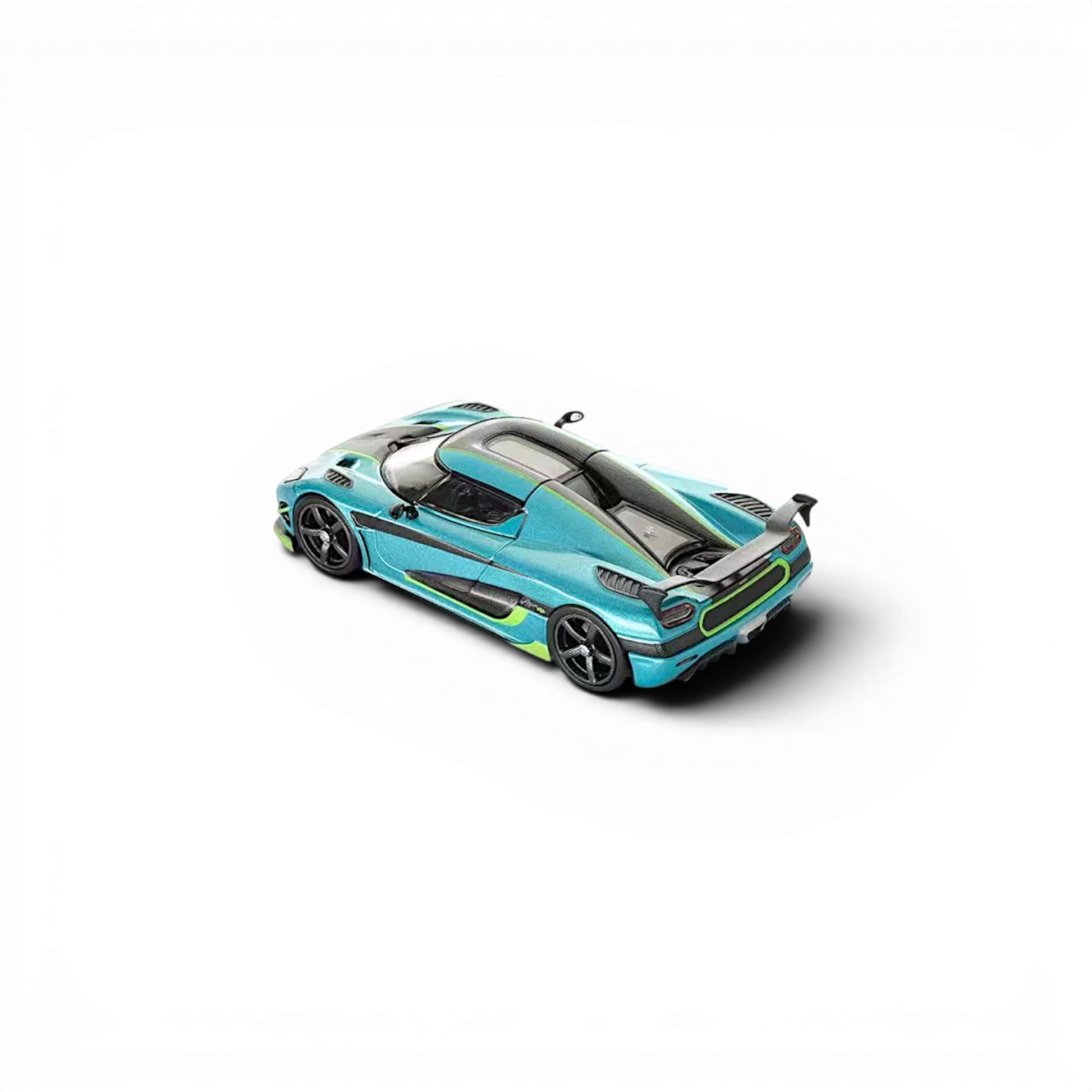 Lot57Supplies Diecast Shop HappyCar 1:64 scale Koenigsegg Agera RS diecast model car in metallic green