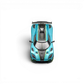 Lot57Supplies Diecast Shop HappyCar Koenigsegg Agera RS 1:64 scale diecast model car in metallic green top view