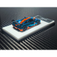 Lot57Supplies Diecast Shop 1:64 scale MC Koenigsegg CCGT diecast model in chrome Gulf blue and orange livery.