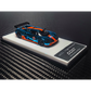 Lot57Supplies Diecast Shop 1:64 scale MC Koenigsegg CCGT diecast model in chrome Gulf blue and orange livery