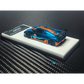 Lot57Supplies Diecast Shop 1:64 scale MC Koenigsegg CCGT diecast model in chrome Gulf blue and orange livery