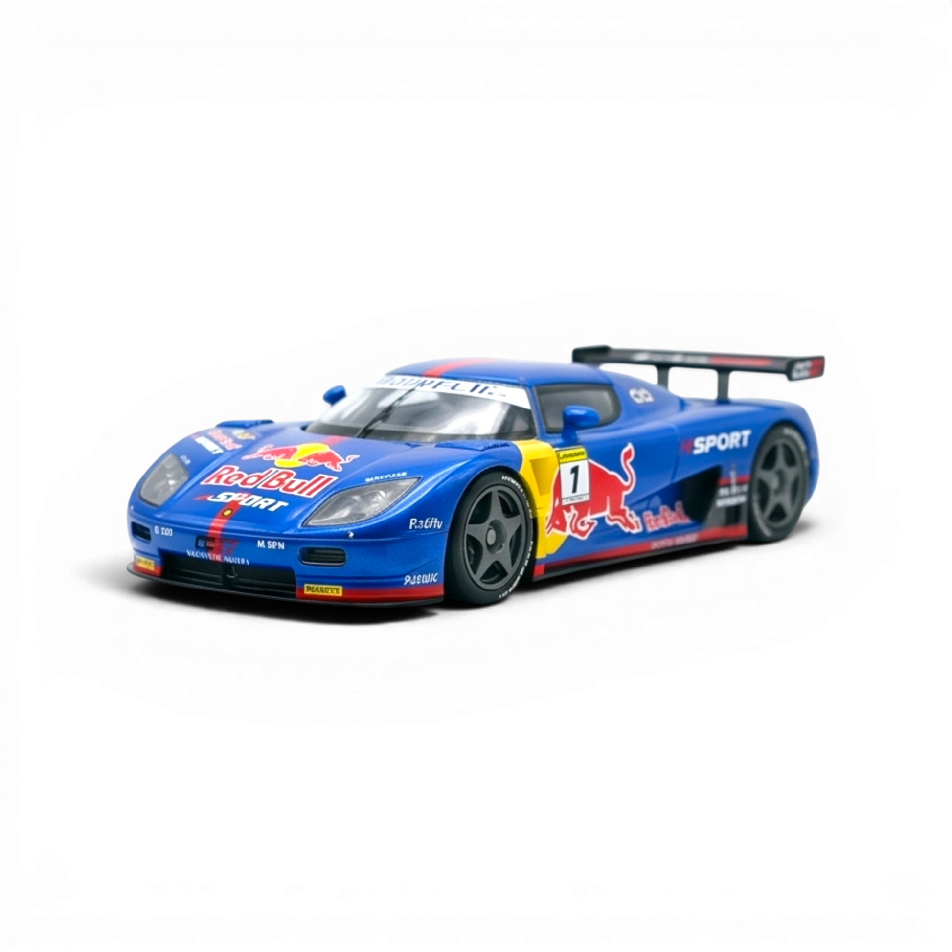 Autobots Koenigsegg CCGT 1:64 scale diecast model car in Red Bull blue livery from Lot57Supplies Diecast Shop