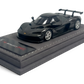 Lot57Supplies Diecast Shop 1:64 scale gloss carbon fiber KTM X-BOW GT-XR alloy model car with rear wing.