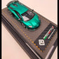 Lot57Supplies Diecast Shop GodWealth 1:64 scale resin Lamborghini Aventador SVJ model car in metallic anniversary blue