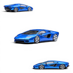 Lot57Supplies Diecast Shop Fuelme Model dark blue Lamborghini Countach LPI 800-4 1:64 scale resin model car