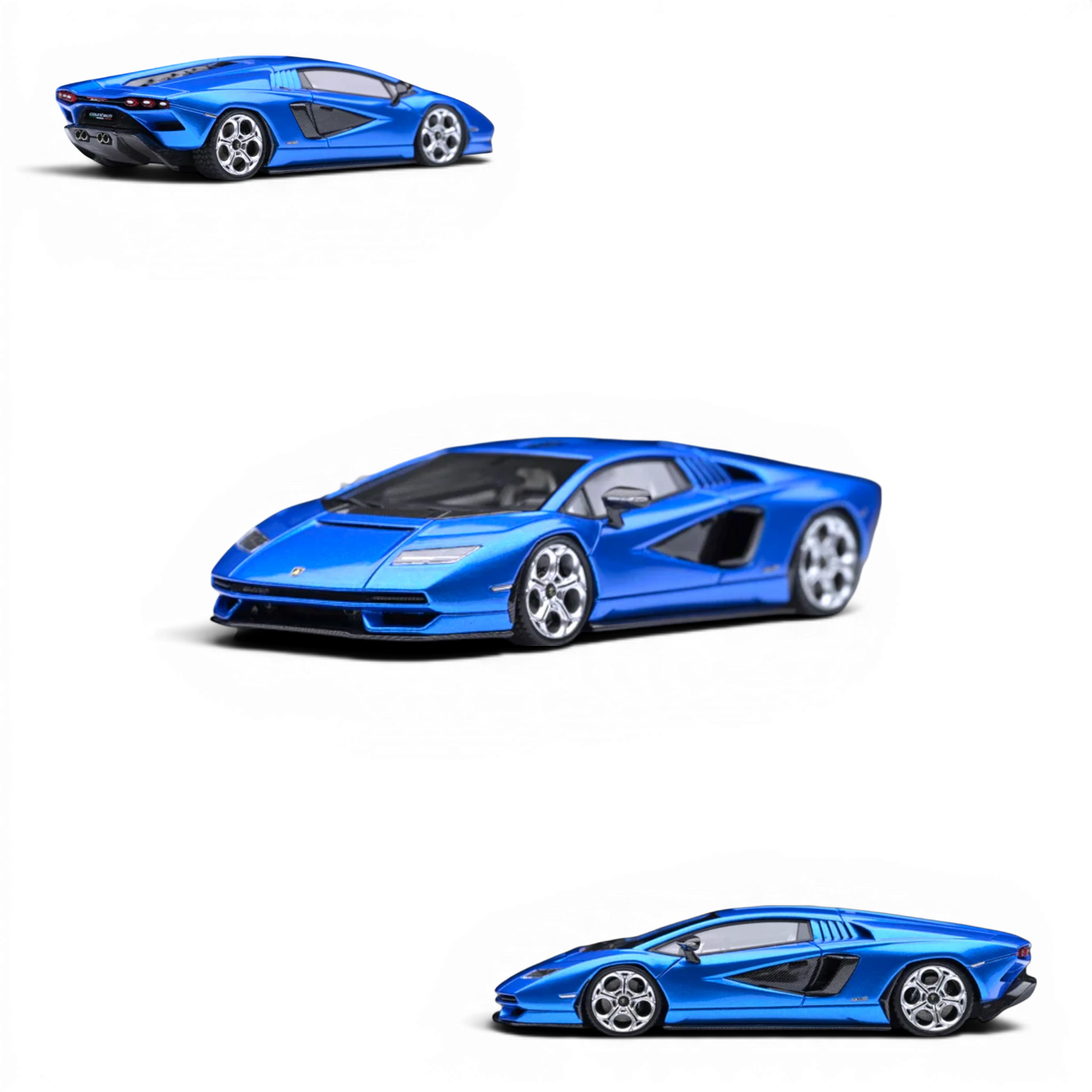 Lot57Supplies Diecast Shop Fuelme Model dark blue Lamborghini Countach LPI 800-4 1:64 scale resin model car