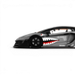Lot57Supplies Diecast Shop SC Lamborghini GTEVO 1:64 scale diecast model car featuring a grey shark livery design.