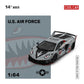 Lot57Supplies Diecast Shop 1:64 scale Lamborghini GTEVO diecast model in grey shark livery with US Air Force decals