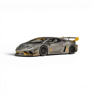 King Model LB-Works Lamborghini Huracan GT EVO diecast car in grey and gold from Lot57Supplies Diecast Shop