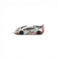 Lot57Supplies Diecast Shop Flame 1:64 scale Lamborghini Huracan GT LP610 model car in white and gray with glow paint