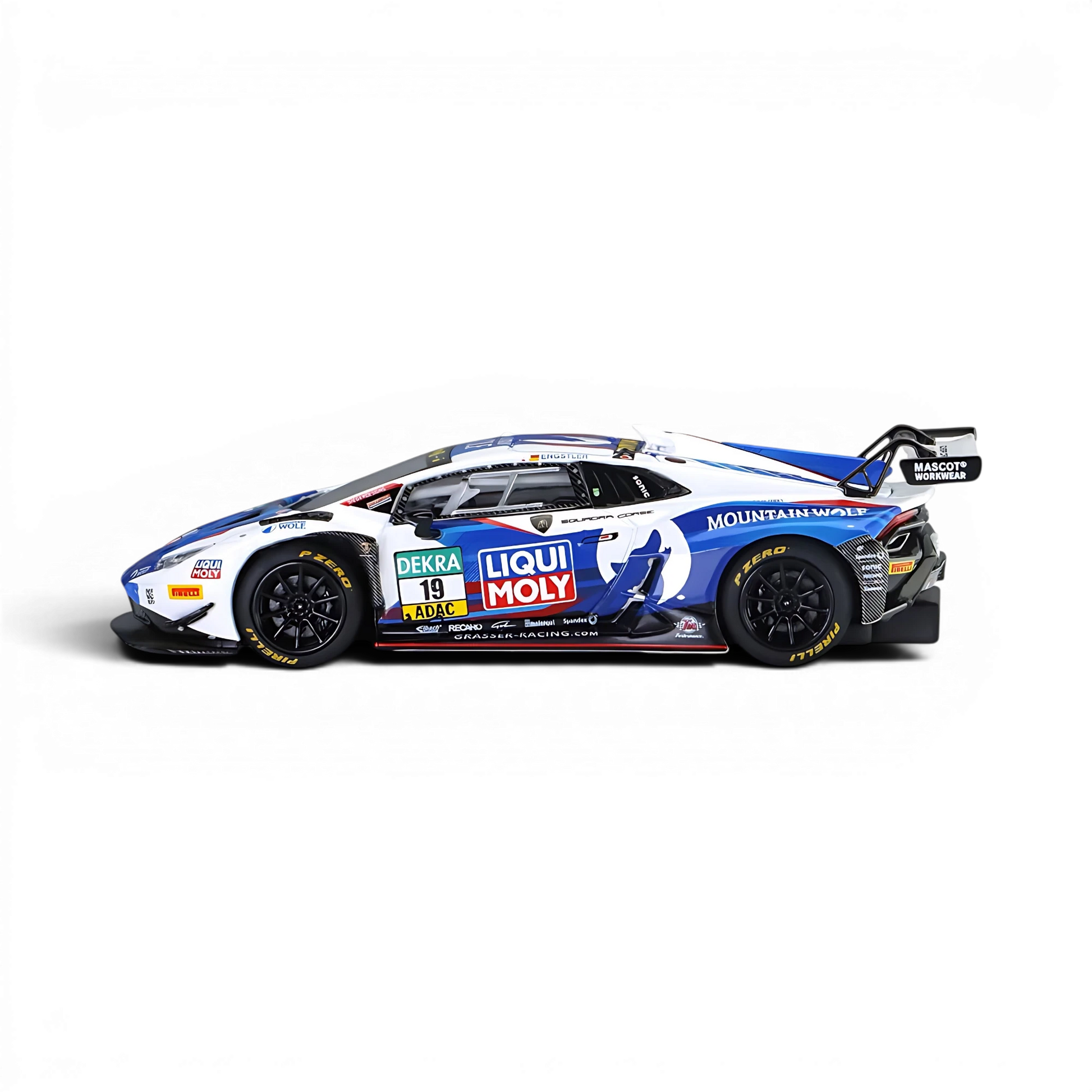 Lot57Supplies Diecast Shop 1:64 scale Trends Hobby Lamborghini Huracan GT3 EVO2 DTM 2024 diecast car in No.19 livery